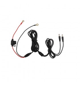 Two O-ring black red with 10A fuse to Y splitter dc5521 male power charger